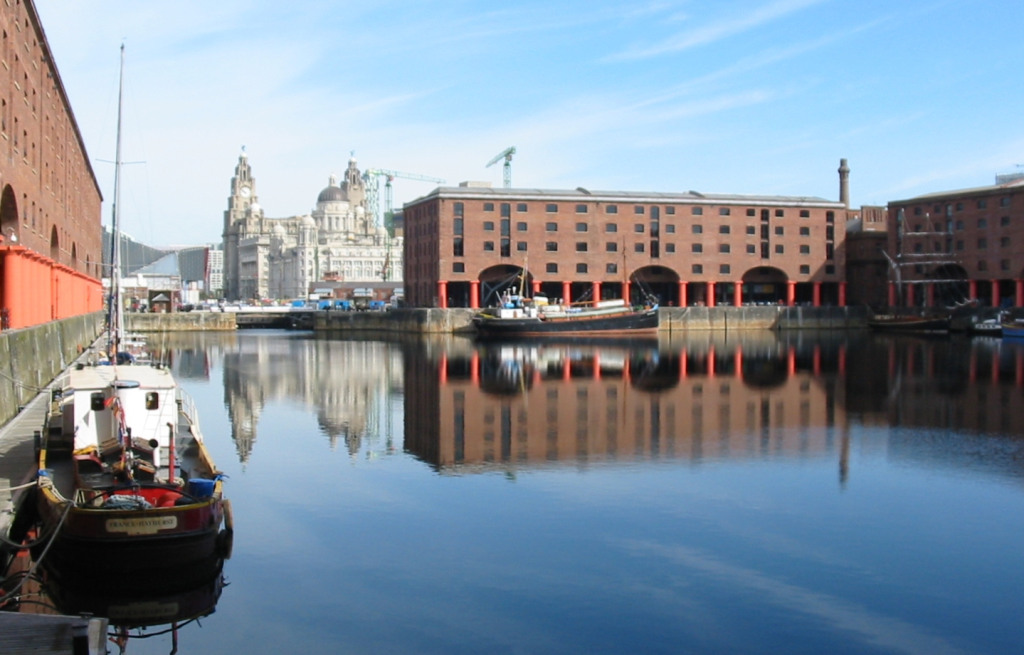 Região Albert Docks em Liverpool
